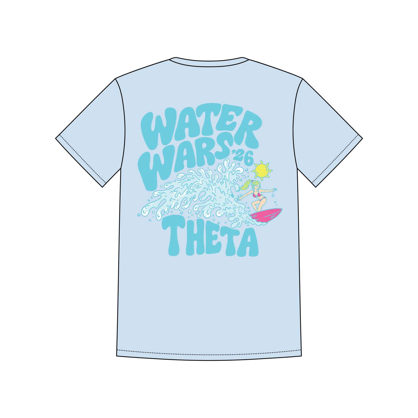University of California, Santa Barbara x Kappa Alpha Theta 'Spring Philanthropy' Gildan Heavy Cotton Tee