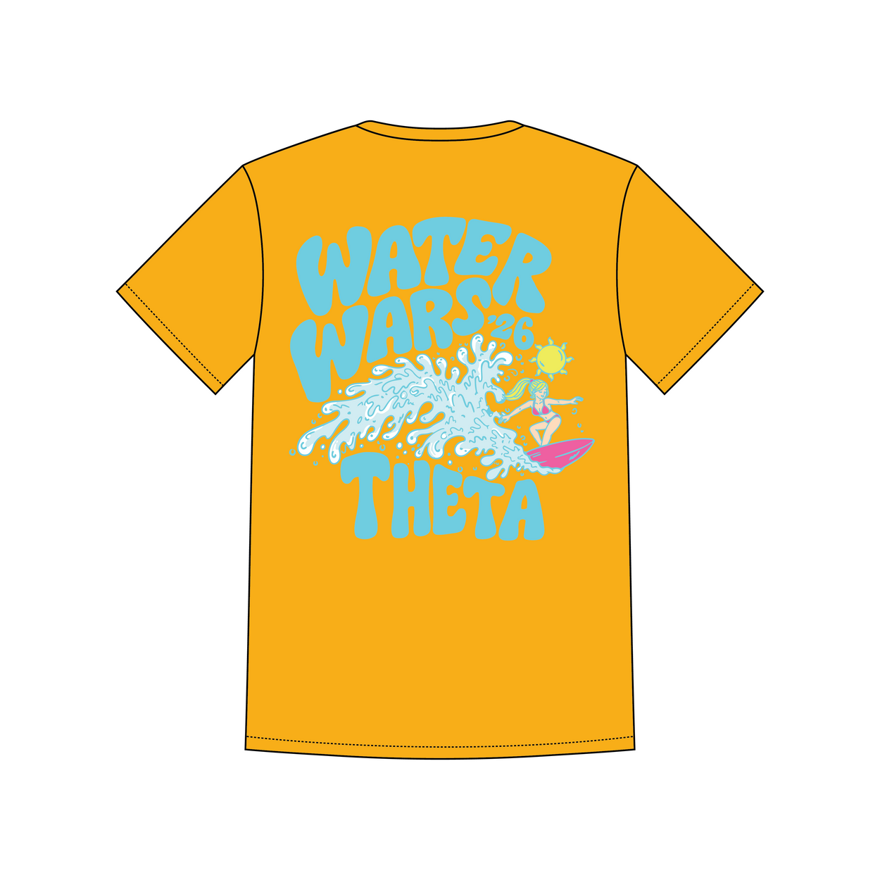 University of California, Santa Barbara x Kappa Alpha Theta 'Spring Philanthropy' Gildan Heavy Cotton Tee