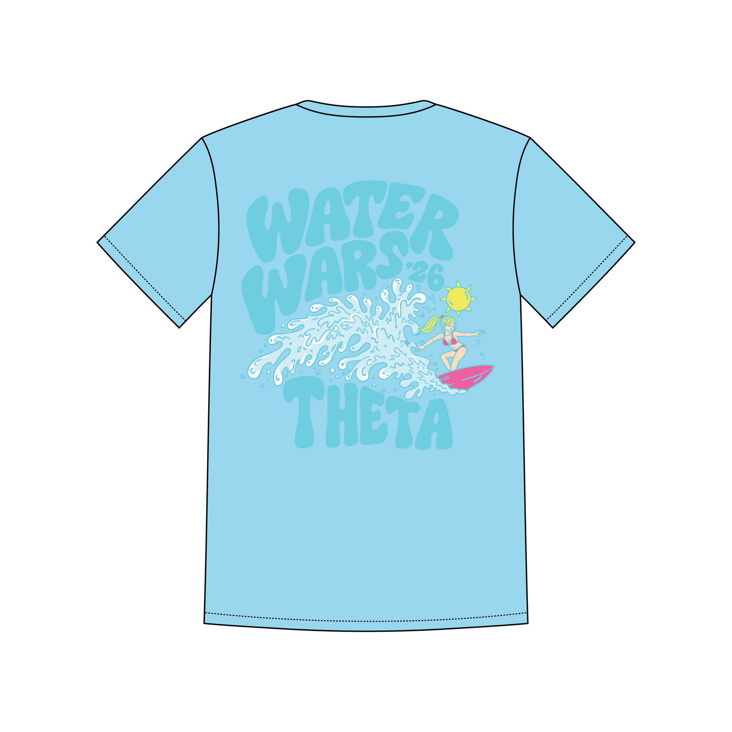 University of California, Santa Barbara x Kappa Alpha Theta 'Spring Philanthropy' Gildan Heavy Cotton Tee