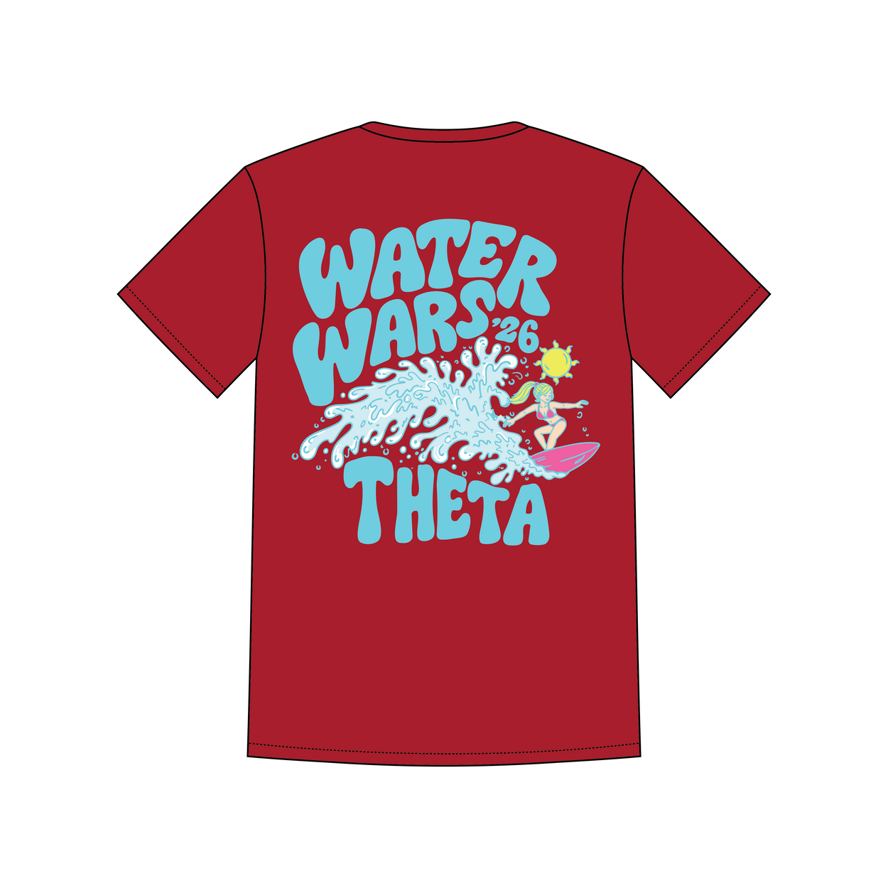 University of California, Santa Barbara x Kappa Alpha Theta 'Spring Philanthropy' Gildan Heavy Cotton Tee