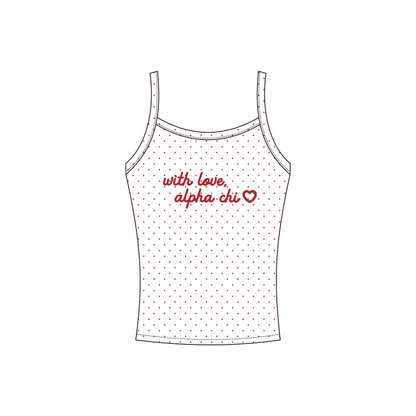 University of Missouri (Mizzou) x Alpha Chi Omega 'Bid day' Evie Tank Top