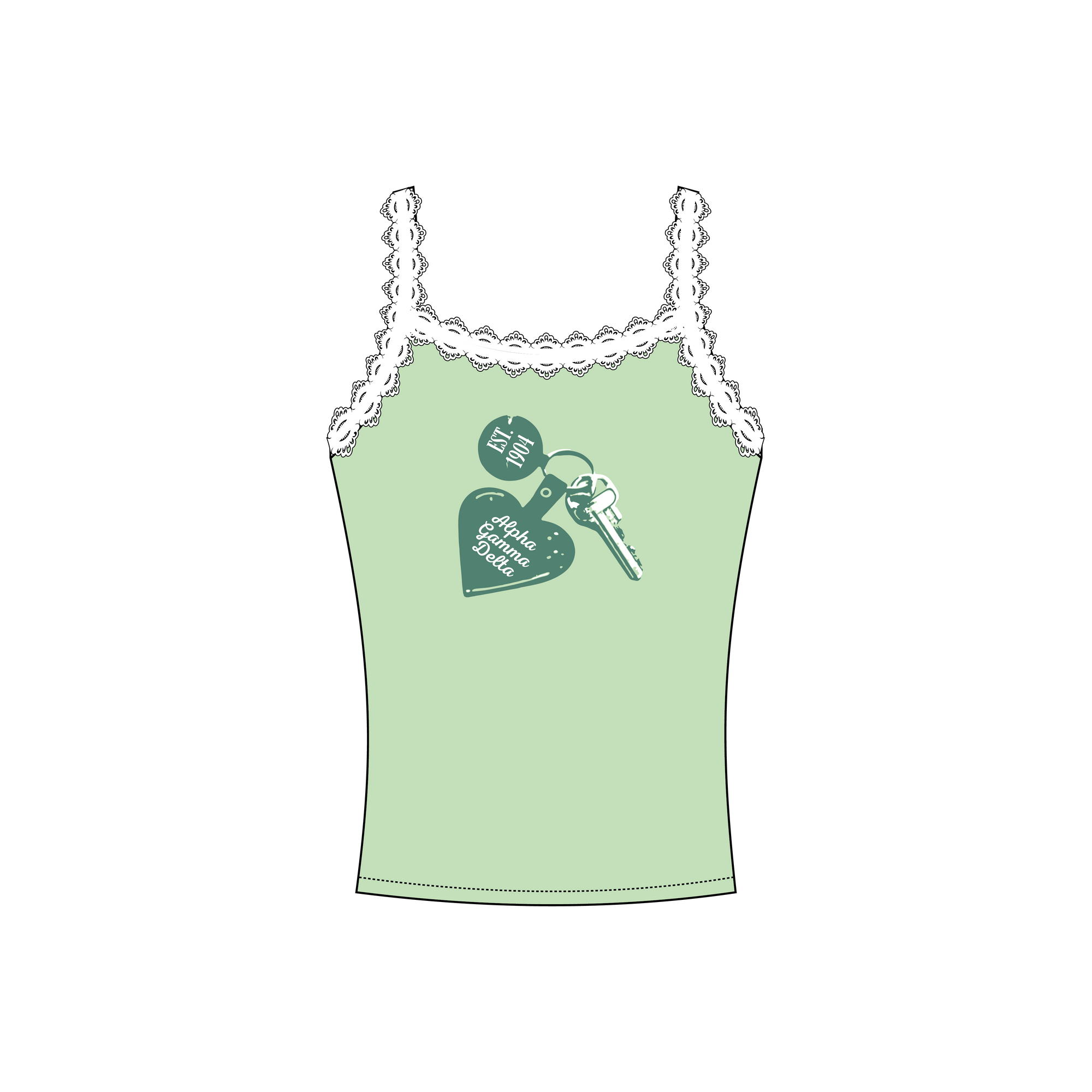 Georgia Institute of Technology x Alpha Gamma Delta 'Fall Bid Day 2026' Evie Tank Top