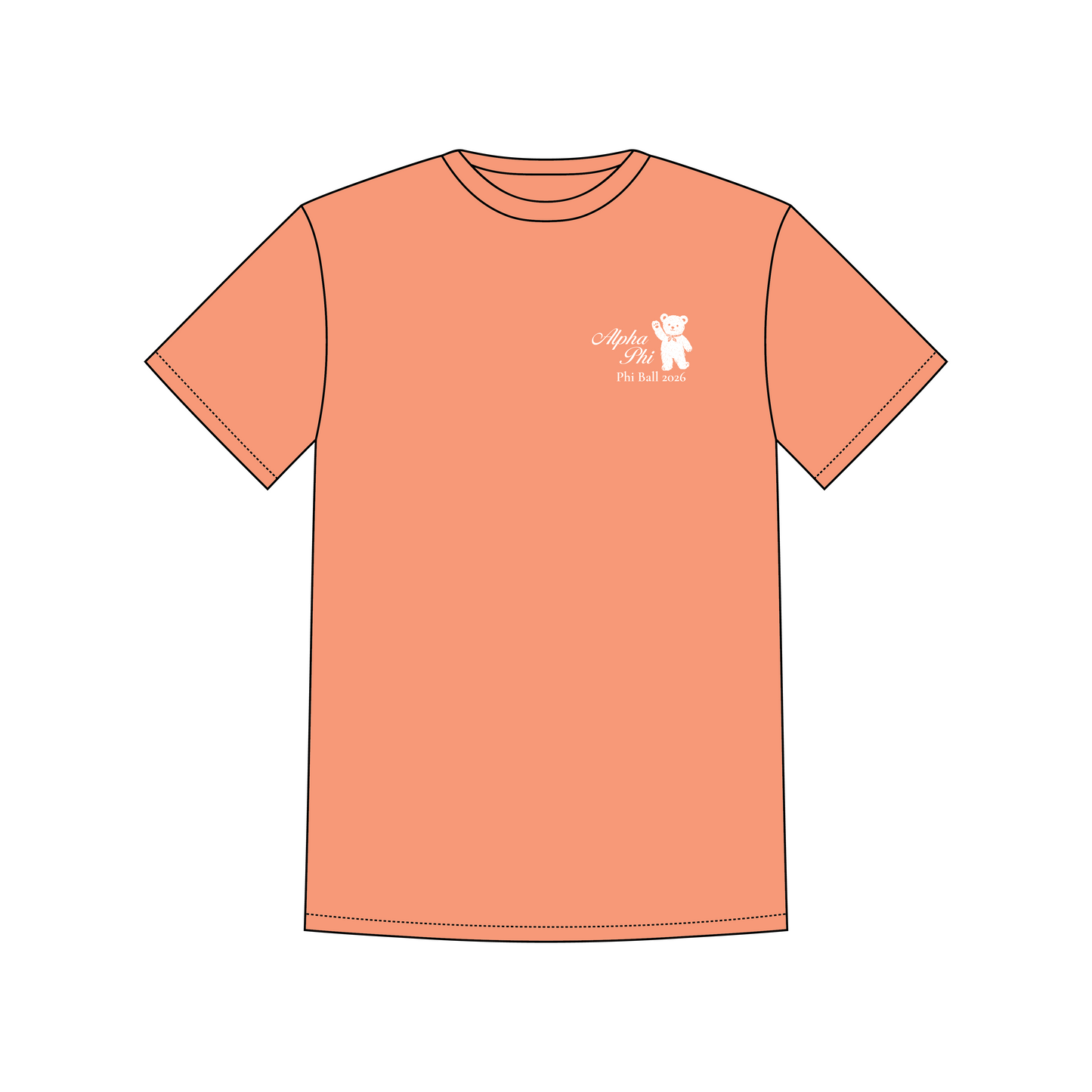 University of California, Santa Barbara x Alpha Phi 'Phi Week 2026' Gildan Heavy Cotton Tee