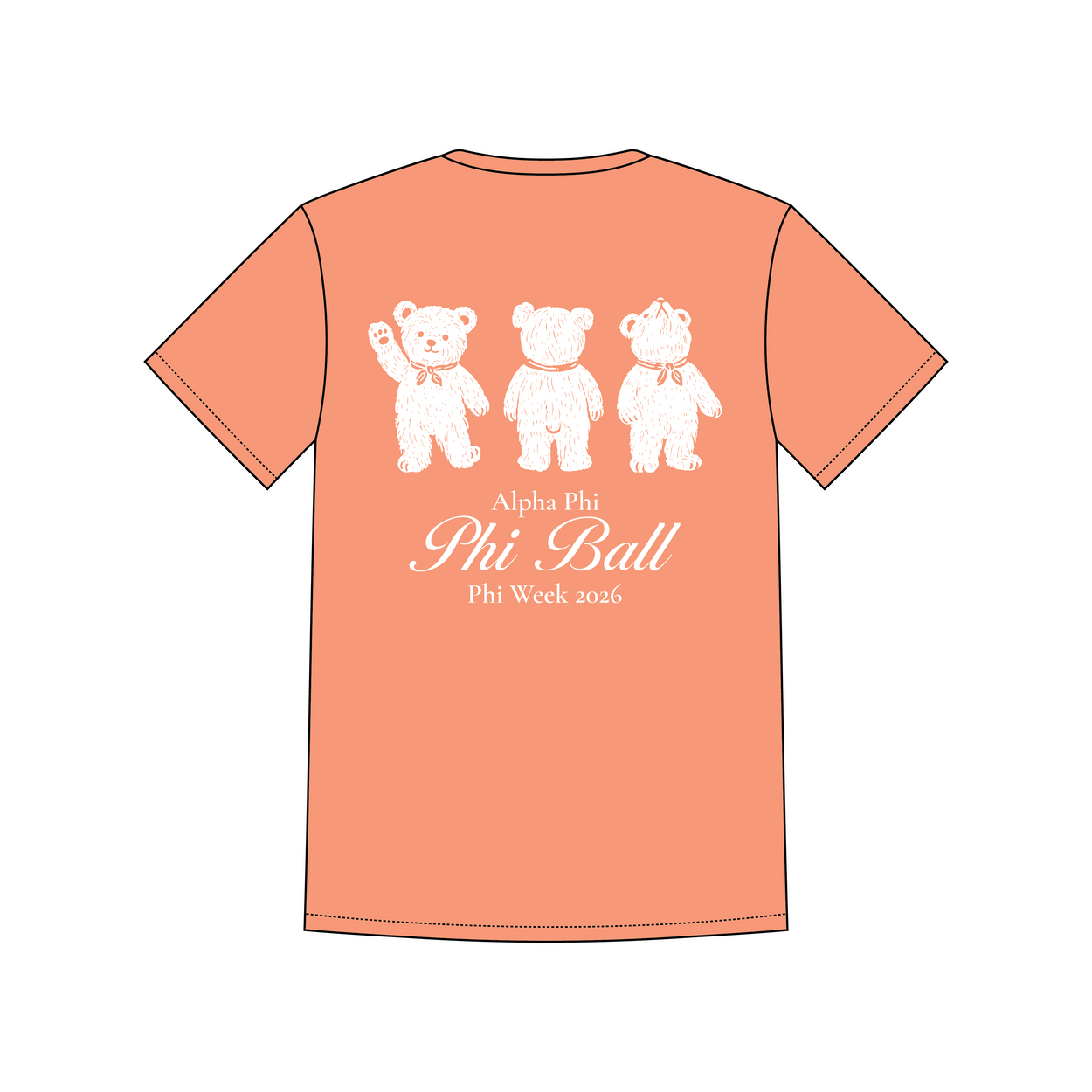 University of California, Santa Barbara x Alpha Phi 'Phi Week 2026' Gildan Heavy Cotton Tee