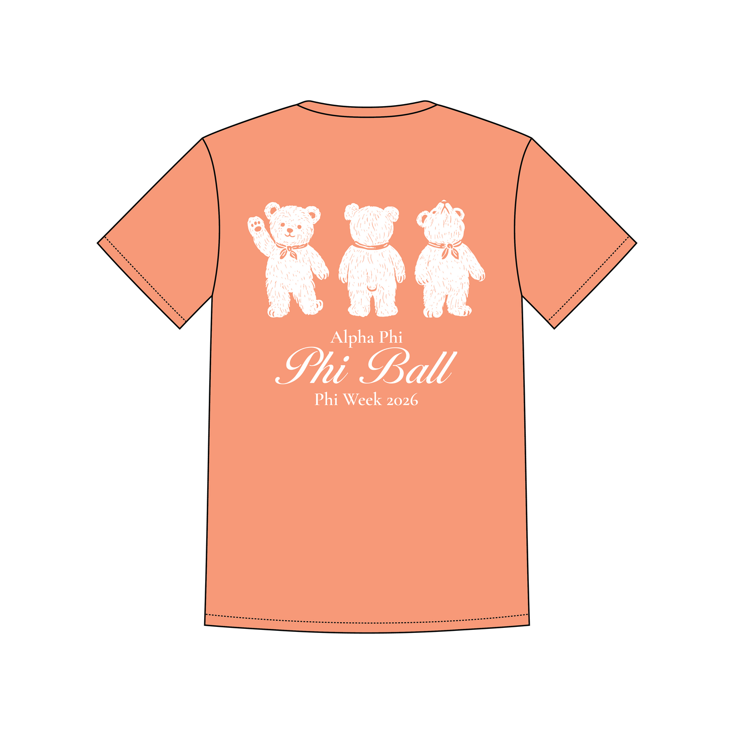 University of California, Santa Barbara x Alpha Phi 'Phi Week 2026' Gildan Heavy Cotton Tee