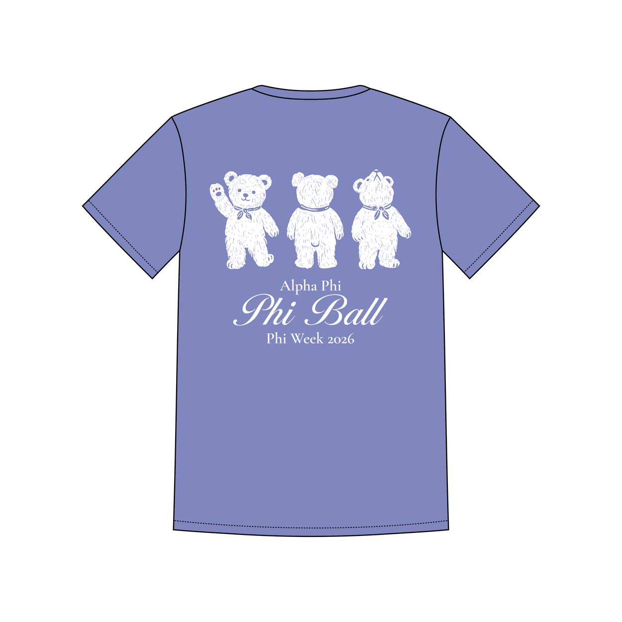 University of California, Santa Barbara x Alpha Phi 'Phi Week 2026' Gildan Heavy Cotton Tee