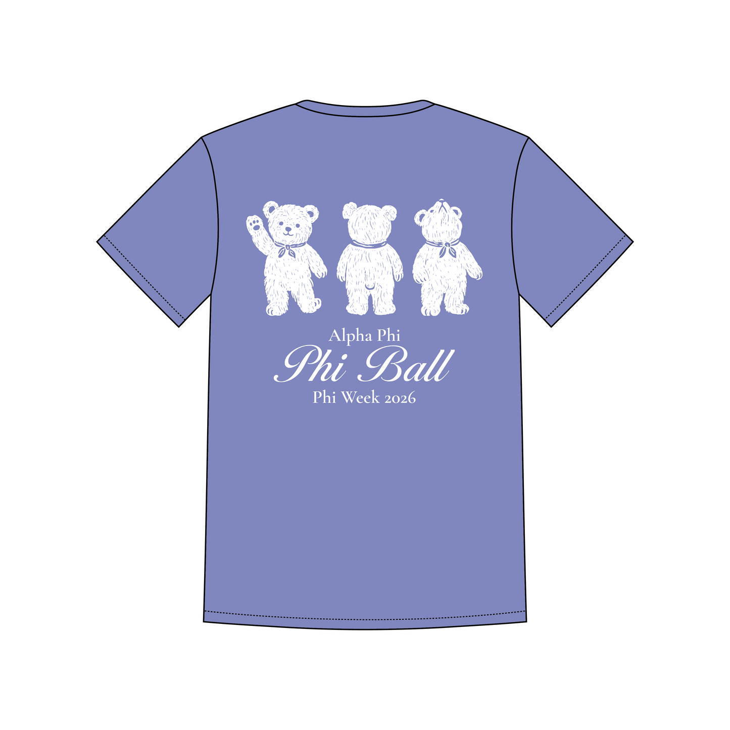 University of California, Santa Barbara x Alpha Phi 'Phi Week 2026' Gildan Heavy Cotton Tee
