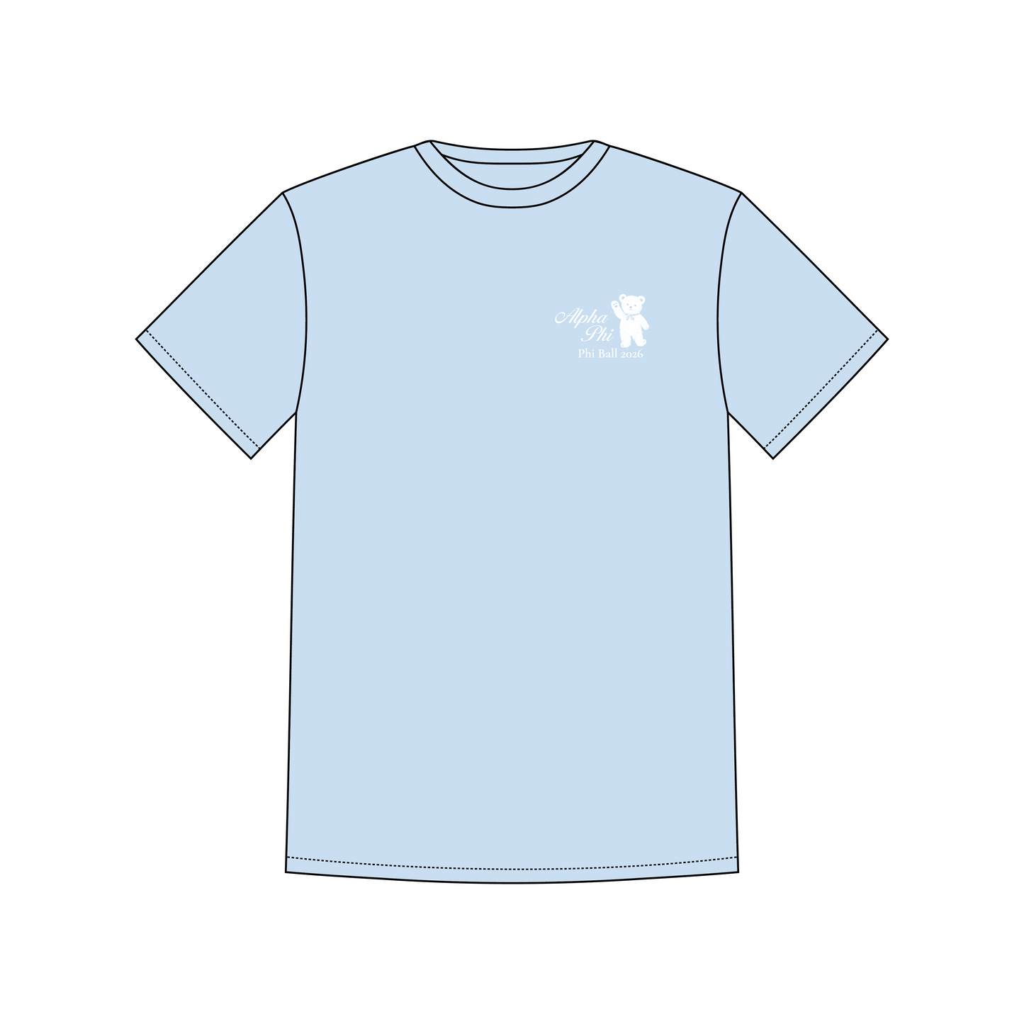 University of California, Santa Barbara x Alpha Phi 'Phi Week 2026' Gildan Heavy Cotton Tee
