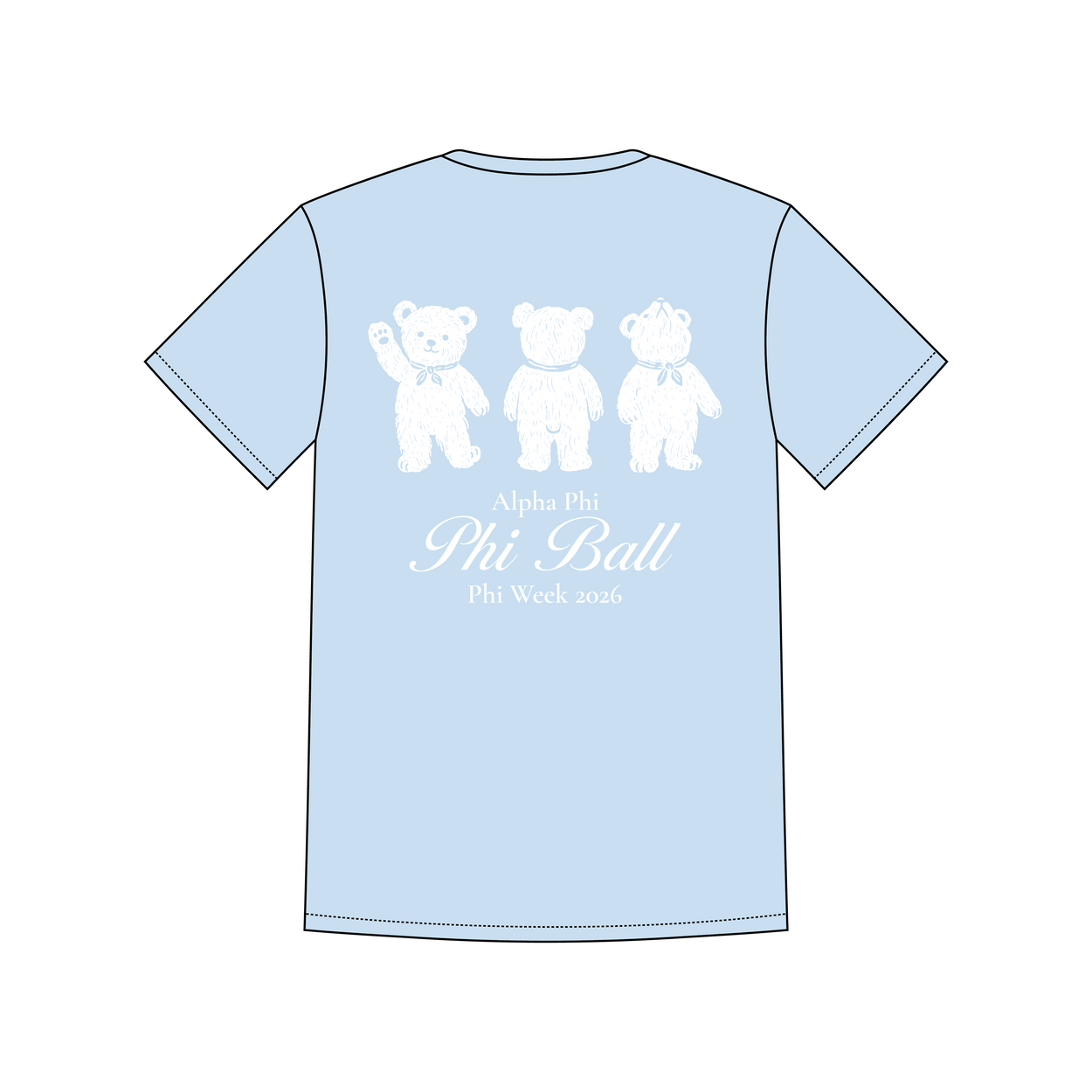 University of California, Santa Barbara x Alpha Phi 'Phi Week 2026' Gildan Heavy Cotton Tee