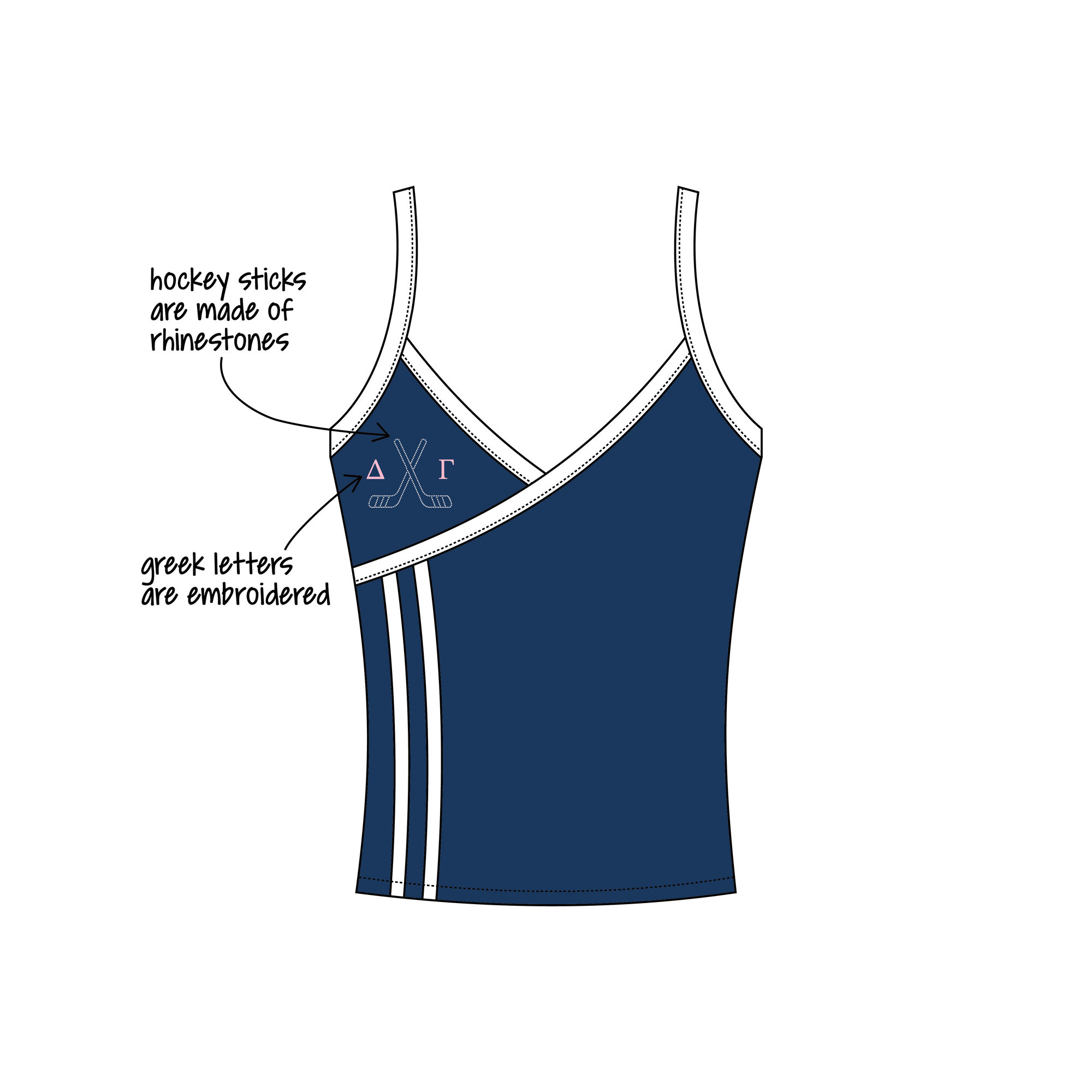 Ohio University x Delta Gamma 'Fall Work Week 2026' Addie Tank Top