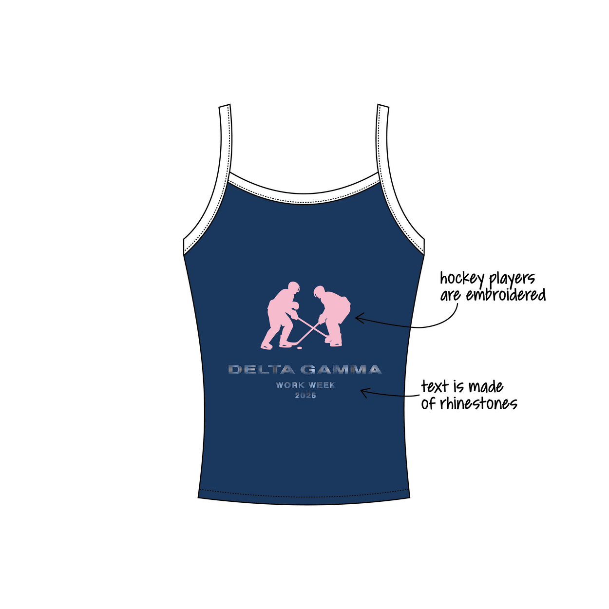 Ohio University x Delta Gamma 'Fall Work Week 2026' Addie Tank Top