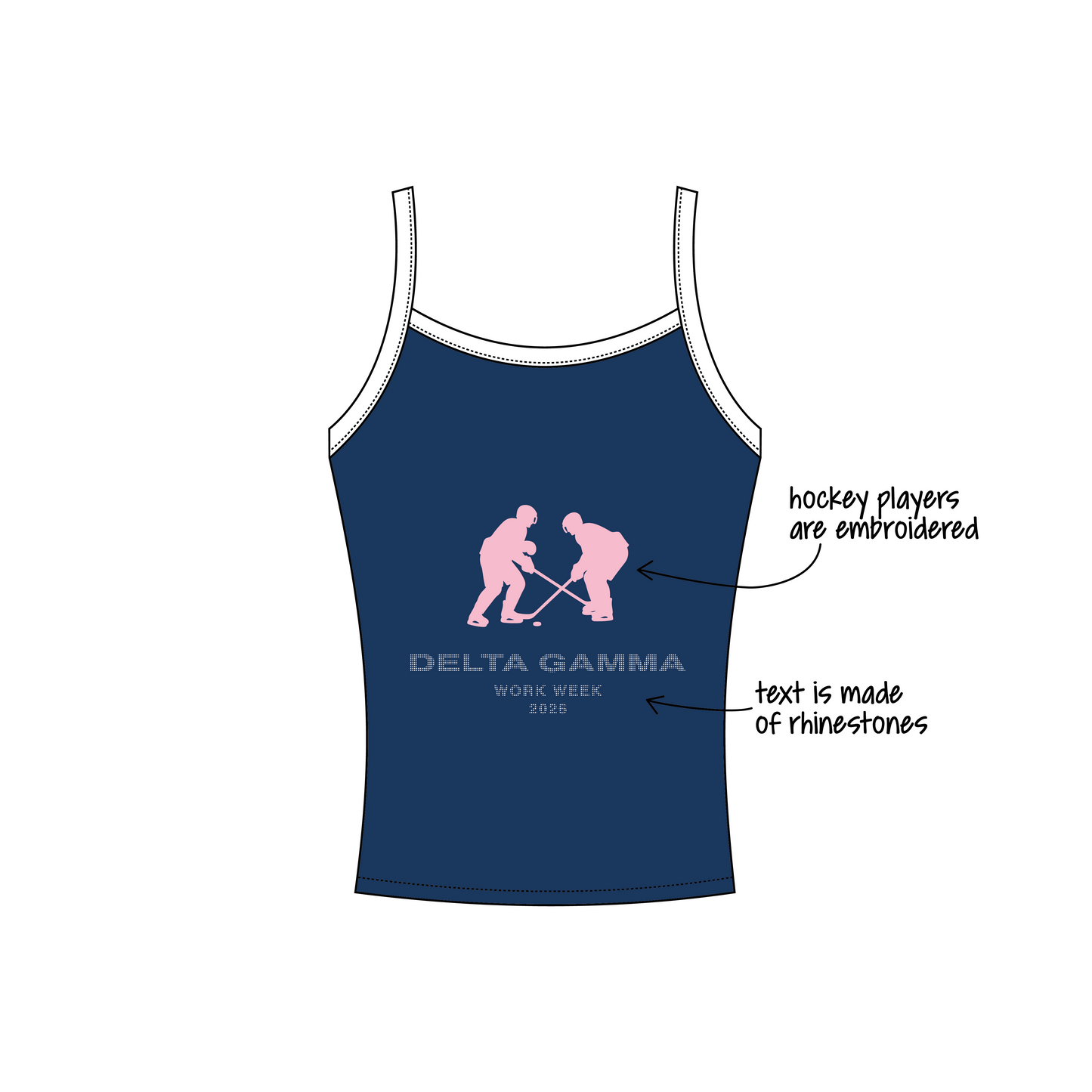 Ohio University x Delta Gamma 'Fall Work Week 2026' Addie Tank Top