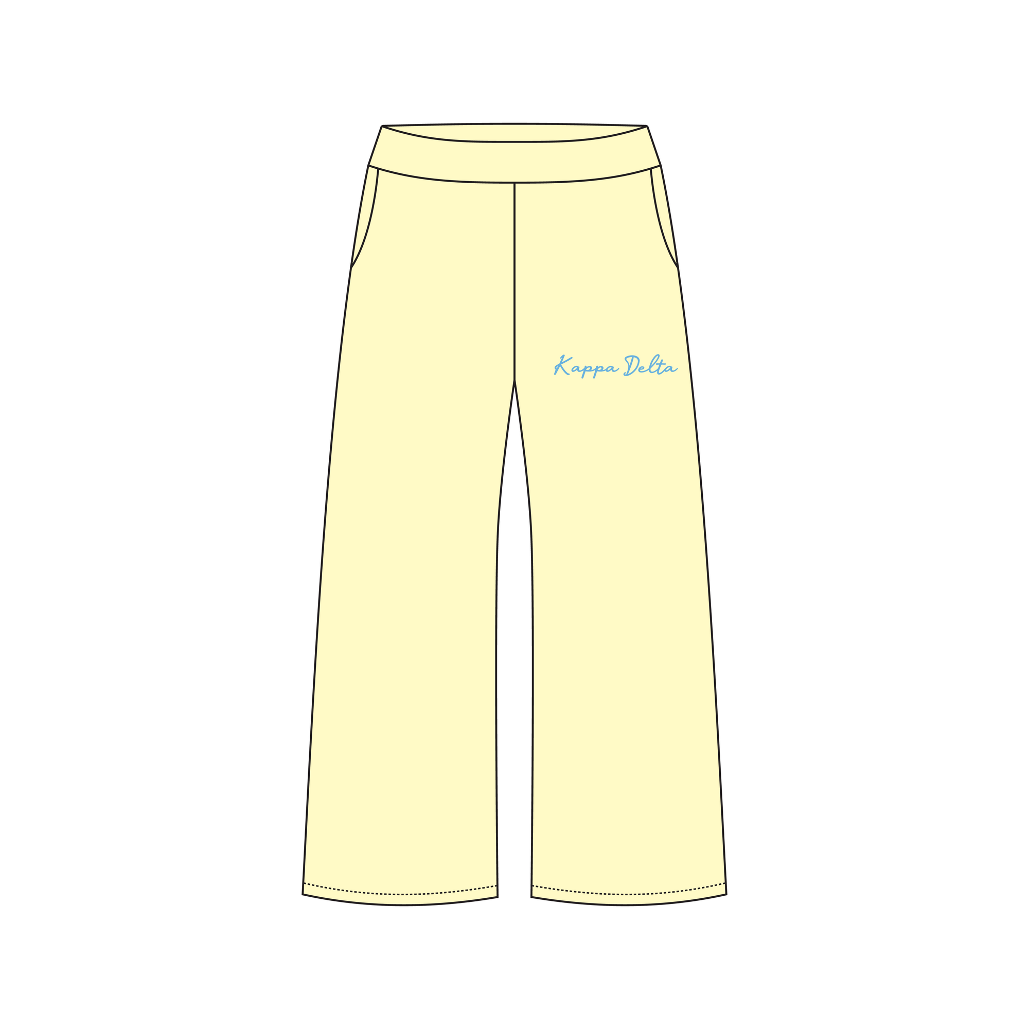 University of Cincinnati x Kappa Delta 'Fall Recruitment' Jagger Wide-Leg Sweatpants
