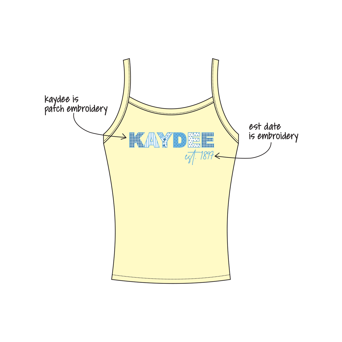 University of Cincinnati x Kappa Delta 'Fall Recruitment' Evie Tank Top