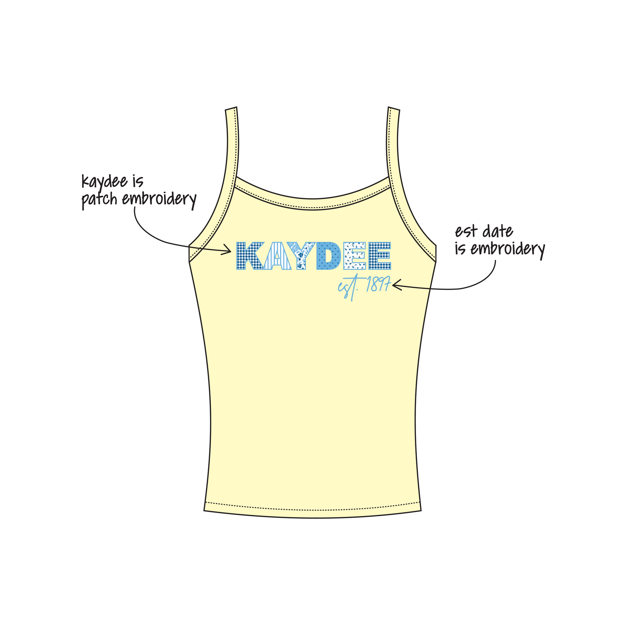 University of Cincinnati x Kappa Delta 'Fall Recruitment' Evie Tank Top