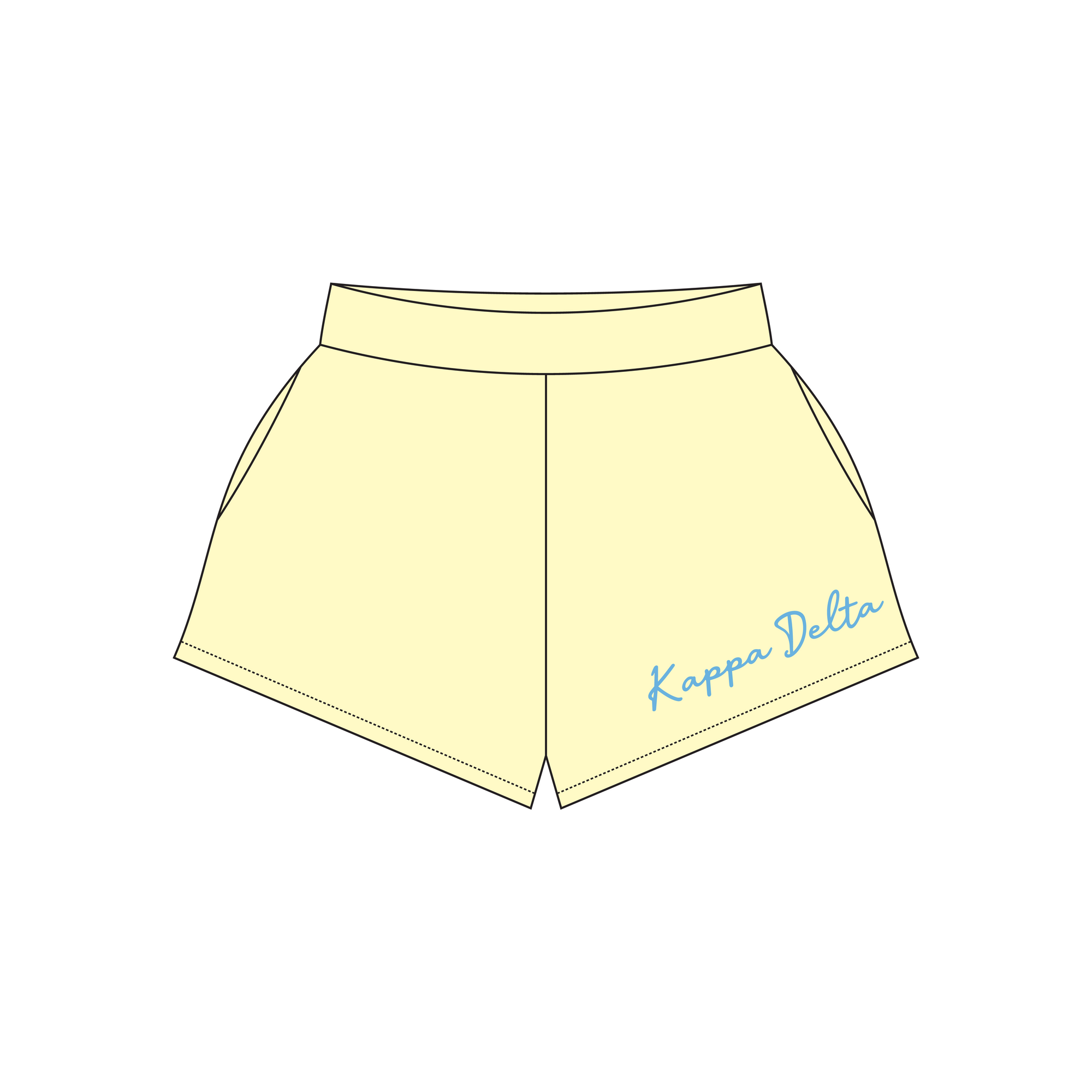 University of Cincinnati x Kappa Delta 'Fall Recruitment' Ferbie Sweatshorts