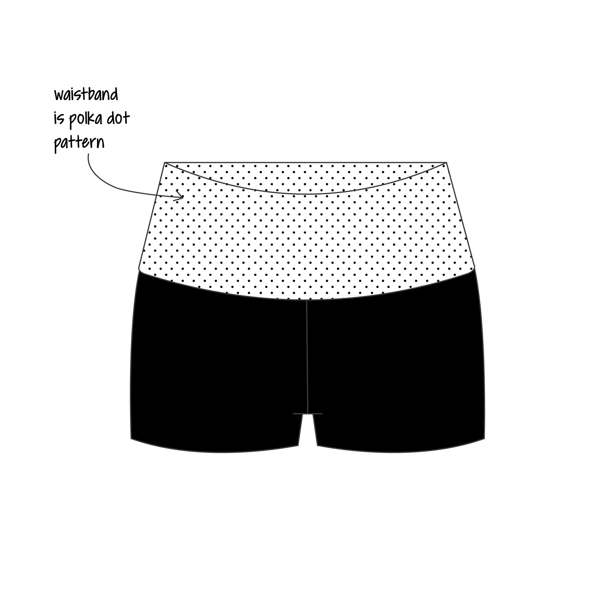 Purdue University x Delta Delta Delta 'Work Week 2026' Haven Foldover Shorts