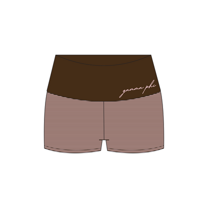 University of North Dakota x Gamma Phi Beta 'First day of class' Haven Foldover Shorts