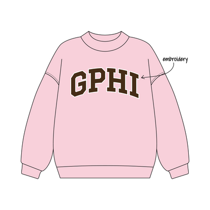 University of North Dakota x Gamma Phi Beta 'First day of class' Signature Mockneck