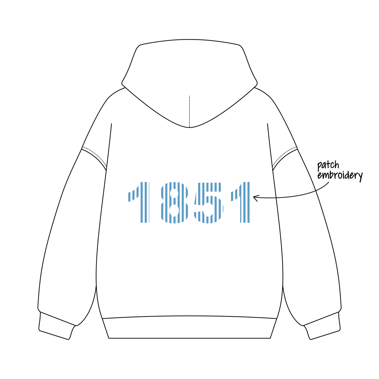 University of Delaware x Alpha Delta Pi 'First Day of Class' Signature Hoodie