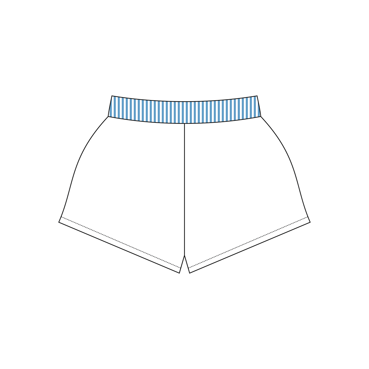 University of Delaware x Alpha Delta Pi 'First Day of Class' Ferbie Sweatshorts