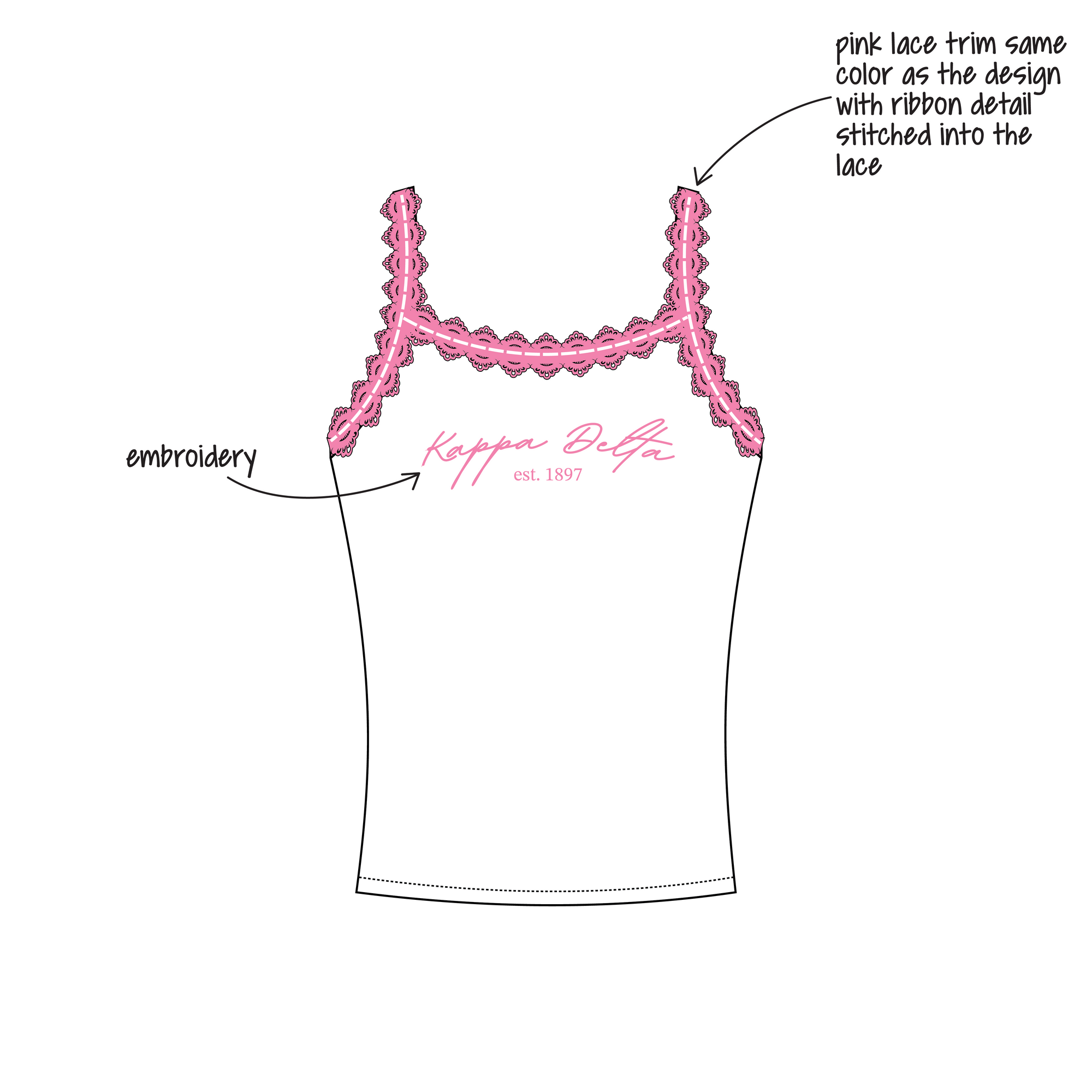 Texas Tech University x Kappa Delta 'Work Week 2026' Evie Tank Top