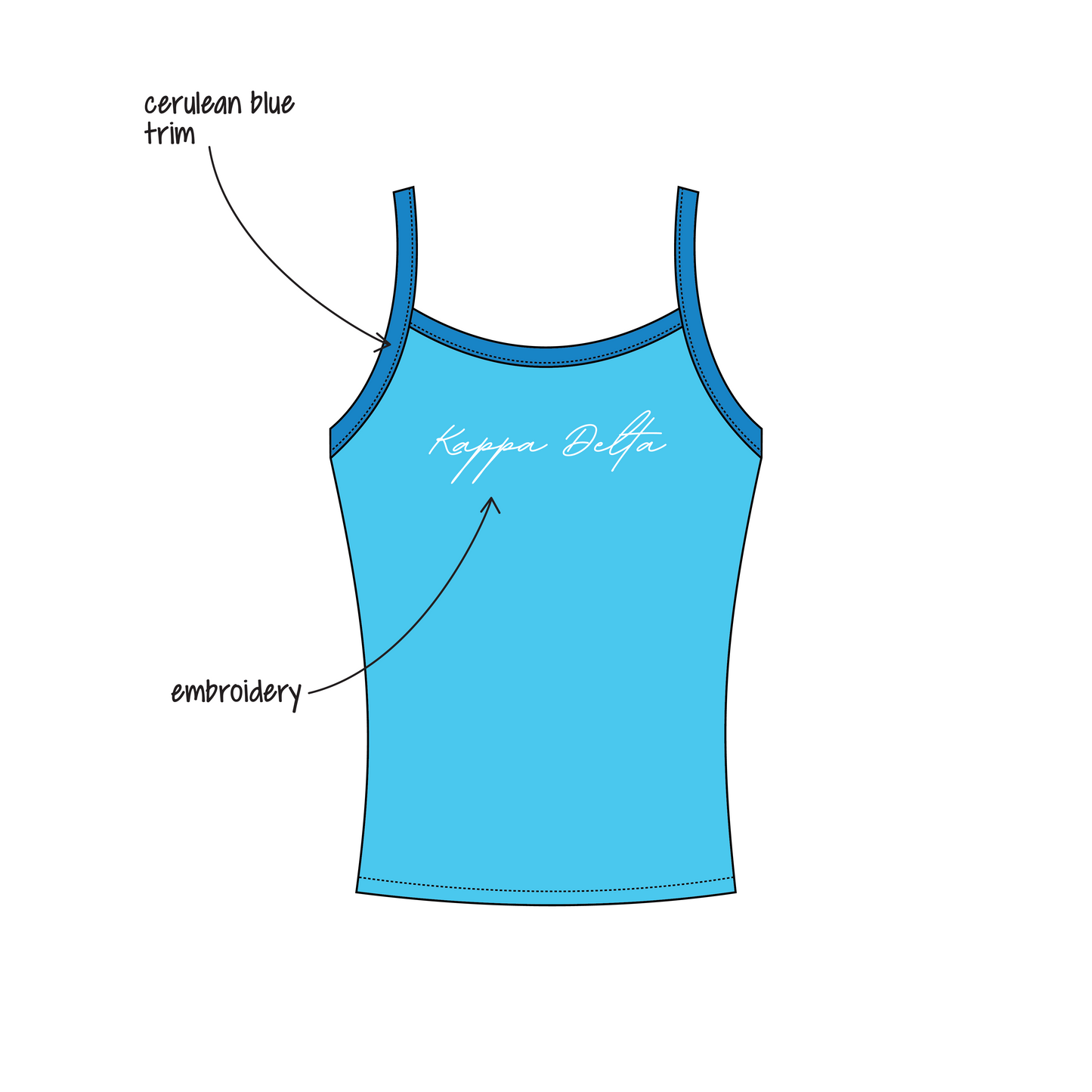 Texas Tech University x Kappa Delta 'Work Week 2026' Evie Tank Top