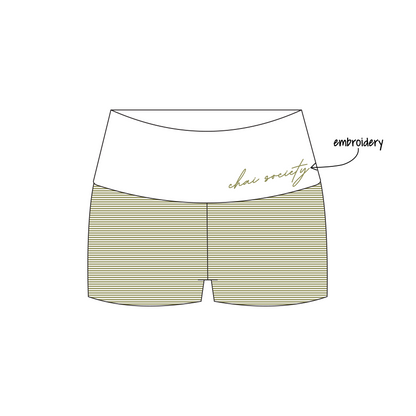 University of Arizona x Delta Gamma 'Photoshoot' Haven Foldover Shorts