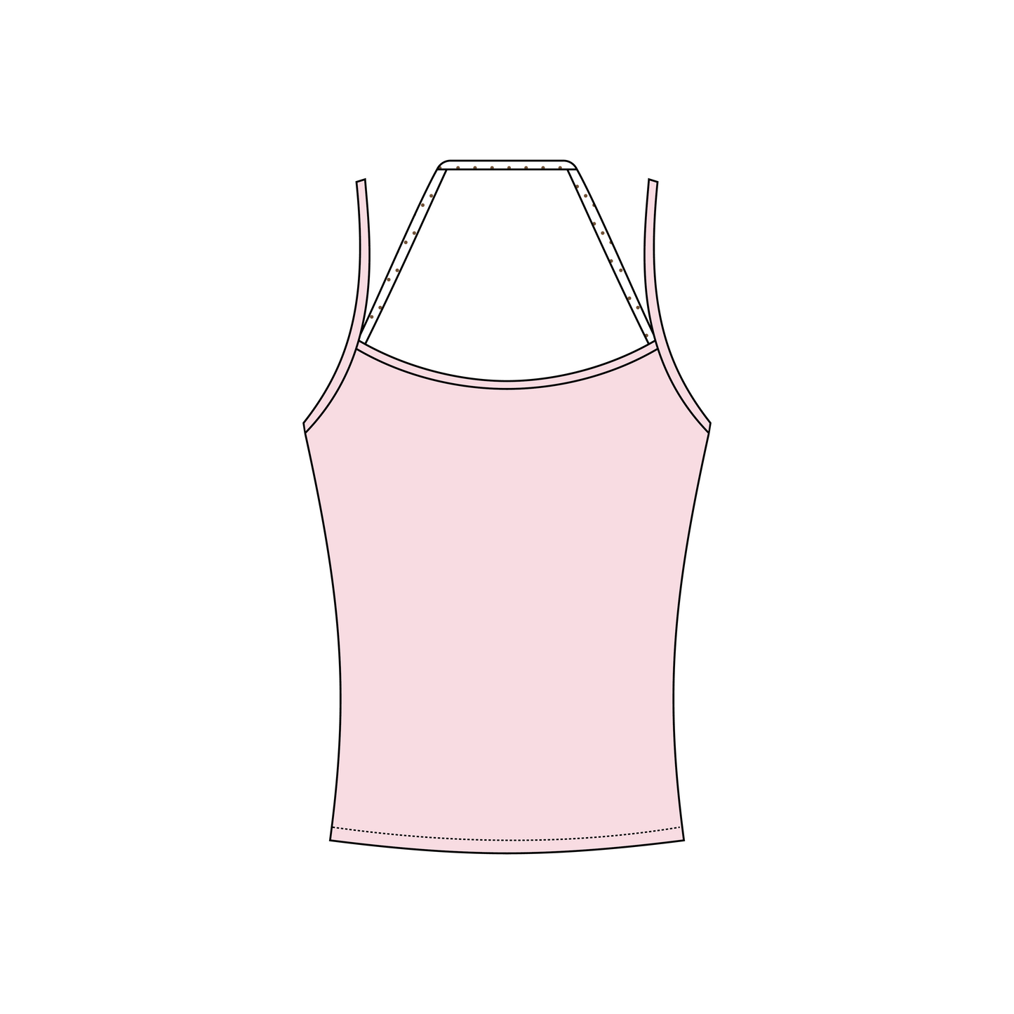 San Diego State University x Gamma Phi Beta 'Recruitment Polish Week sets!' Sara Double Layer Tank Top