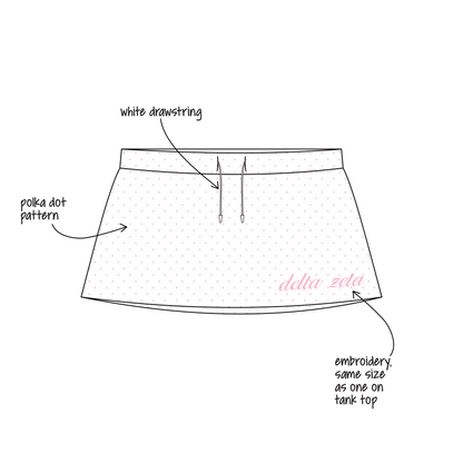 University of Florida x Delta Zeta 'Spirit Week' Harper Skort