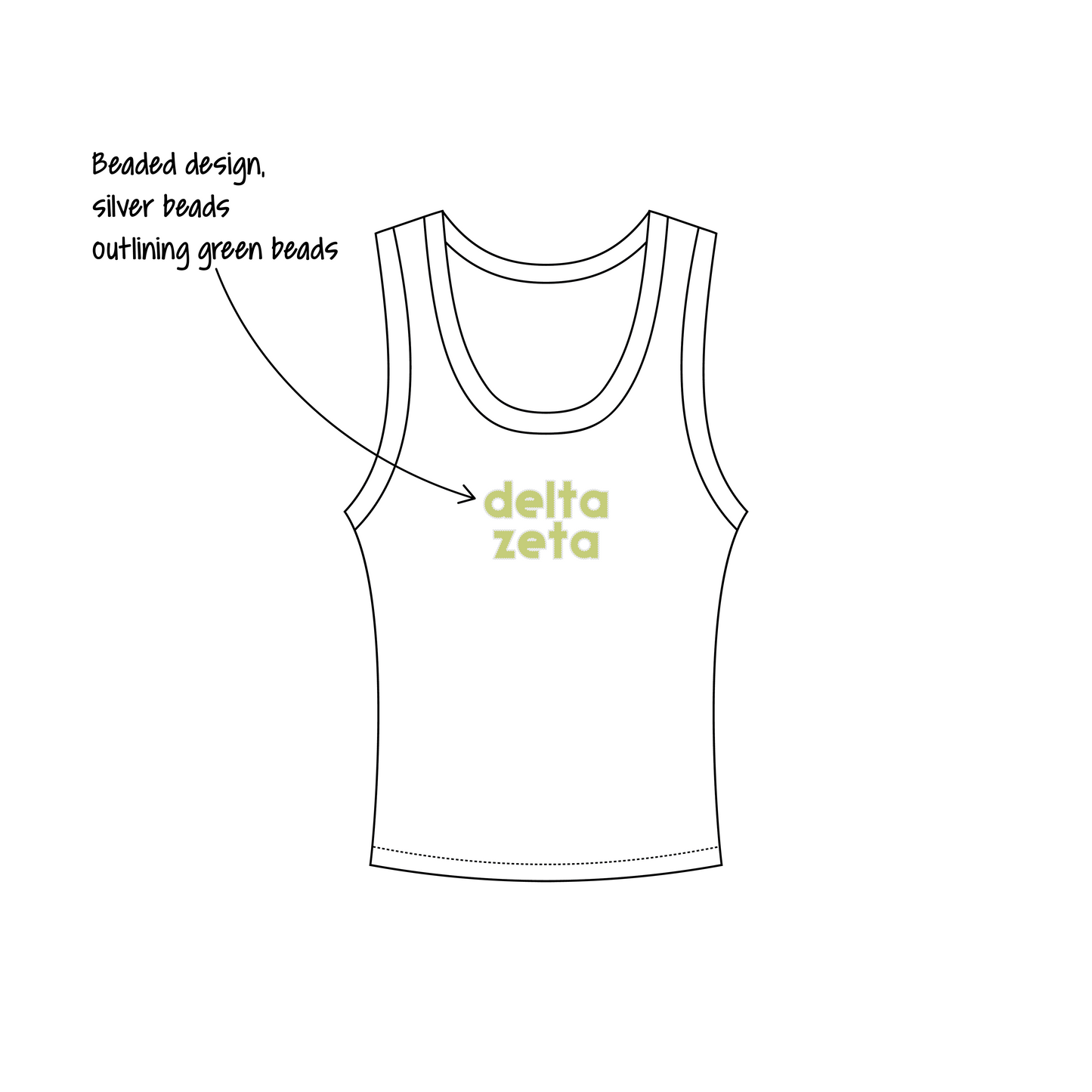 University of Florida x Delta Zeta 'Spirit Week' Nova Tank Top