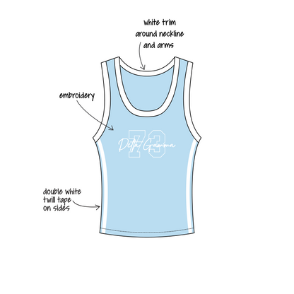Butler University x Delta Gamma 'First day of class' Nova Tank Top
