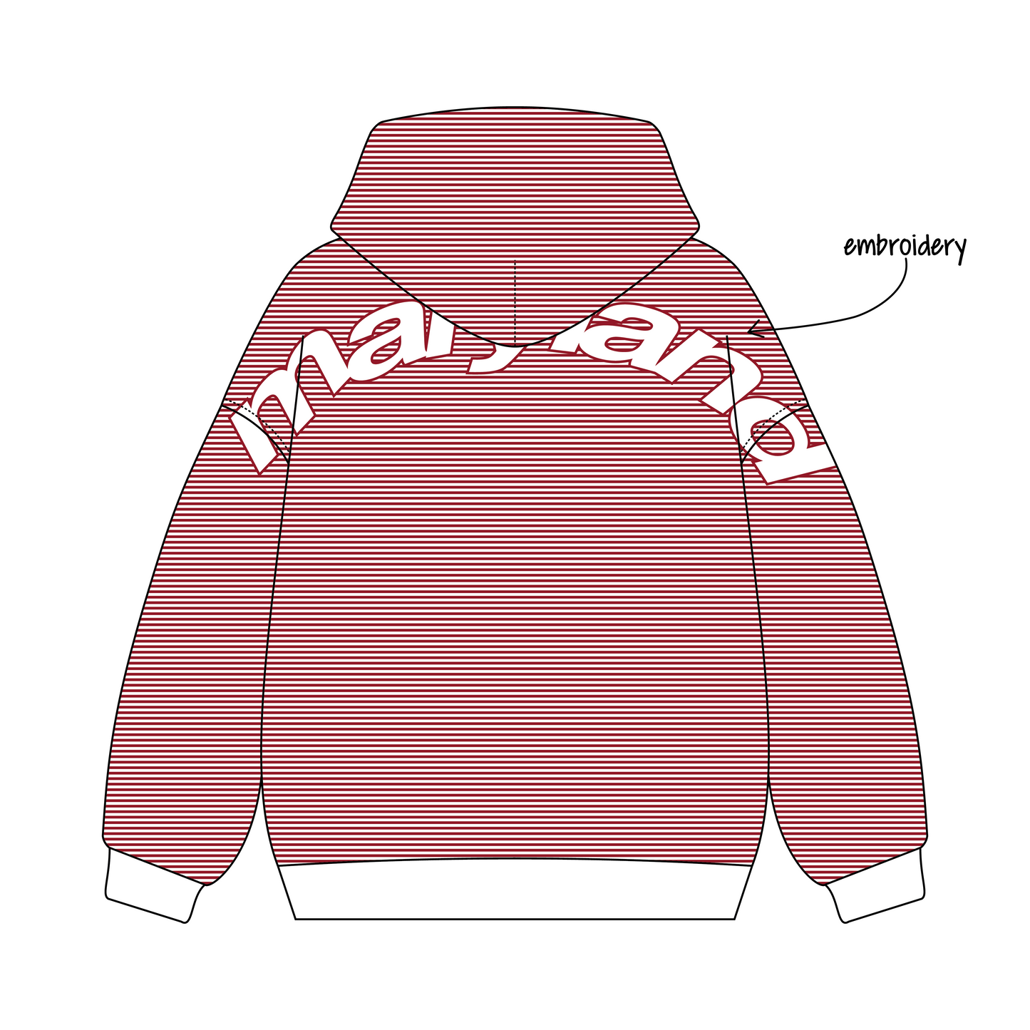 University of Maryland, College Park x Alpha Chi Omega 'fall merch' Signature Hoodie