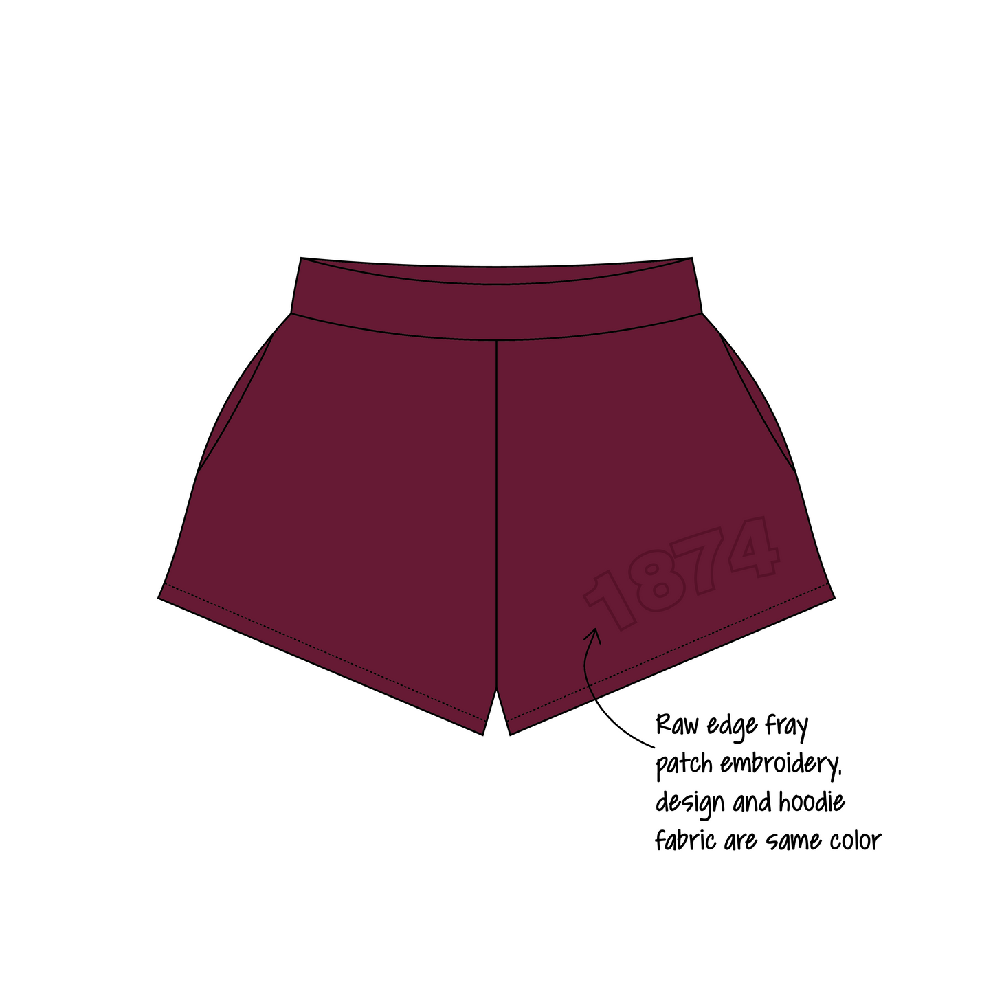 Oregon State University x Sigma Kappa 'back to school merch' Ferbie Sweatshorts