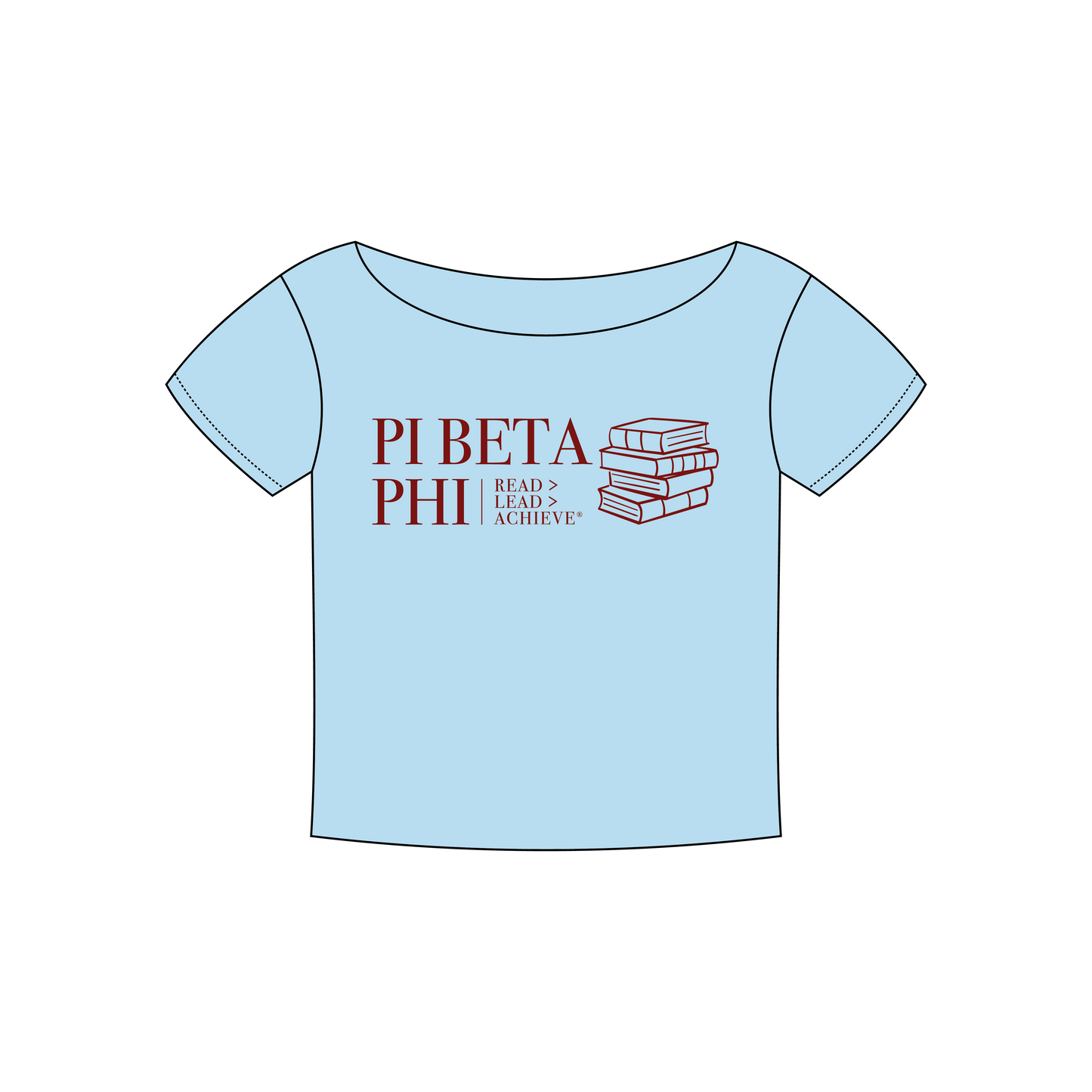 North Carolina State University x Pi Beta Phi 'Fall Recruitment Philanthropy Shirt' Brynn Cut Off Tee