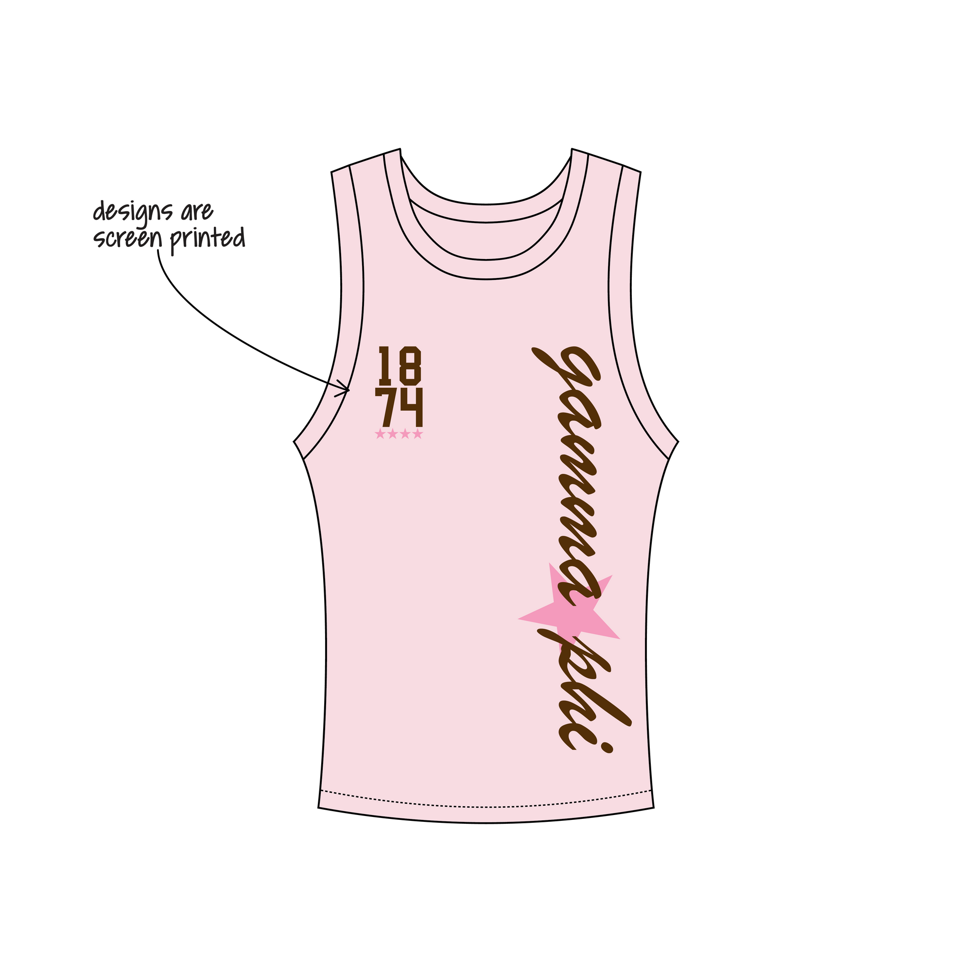University of Arkansas - Fort Smith x Gamma Phi Beta 'Work Week 2026' Luna Tank Top