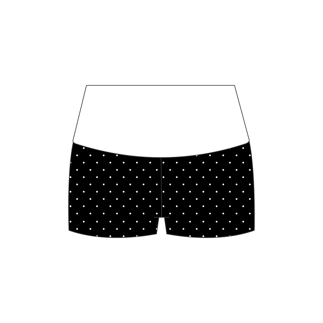 University of Oregon x Delta Gamma 'PR' Haven Foldover Shorts