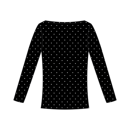 University of Oregon x Delta Gamma 'PR' Audrey Boat Neck Long Sleeve