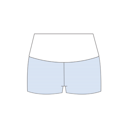 Duquesne University x Alpha Phi 'First day of class' Haven Foldover Shorts