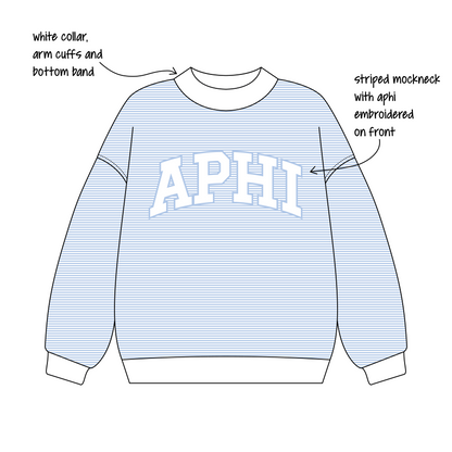 Duquesne University x Alpha Phi 'First day of class' Signature Mockneck