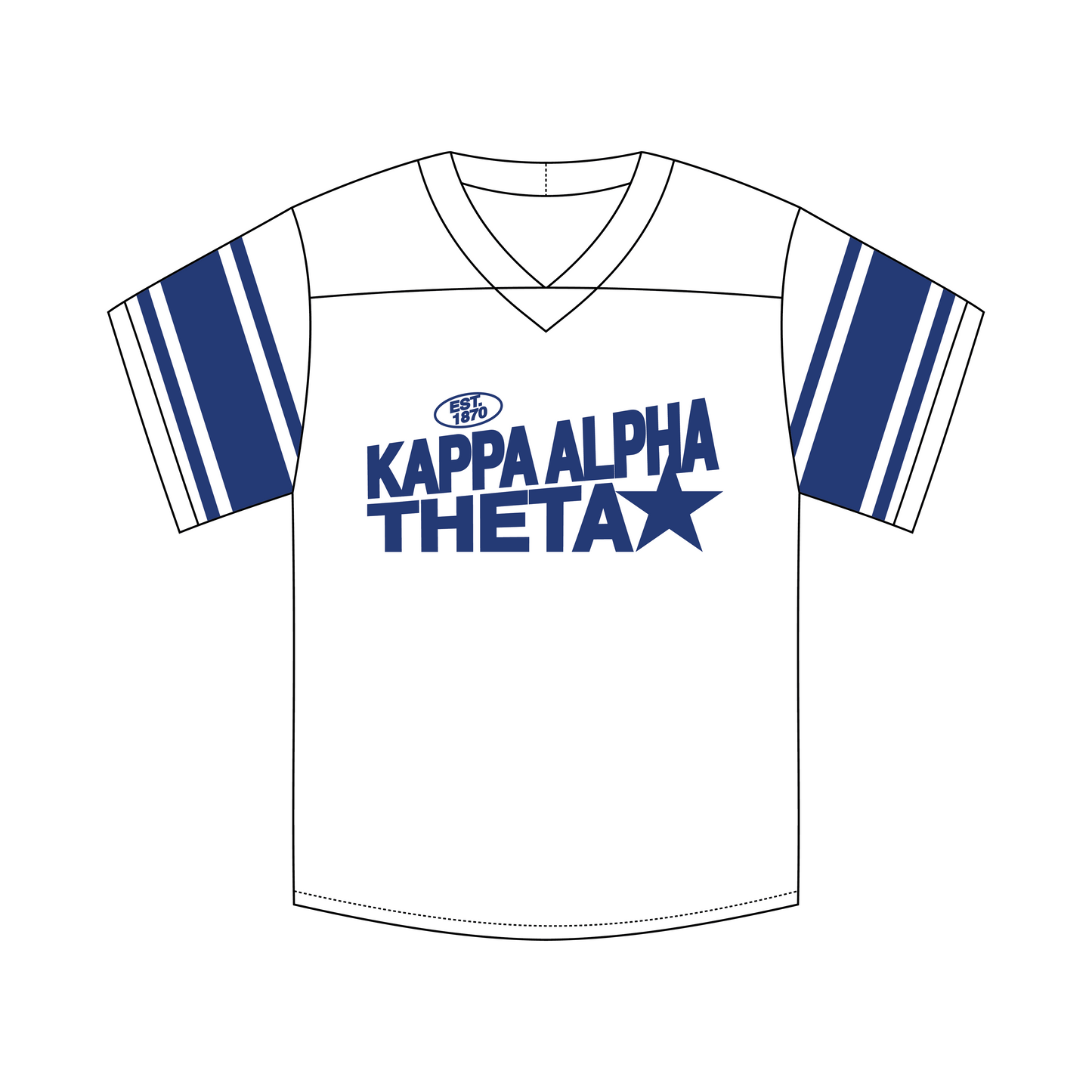 Oregon State University x Kappa Alpha Theta 'recruitment - philanthropy round' Eddie Football Jersey
