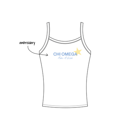 Ohio University x Chi Omega 'Recruitment' Evie Tank Top