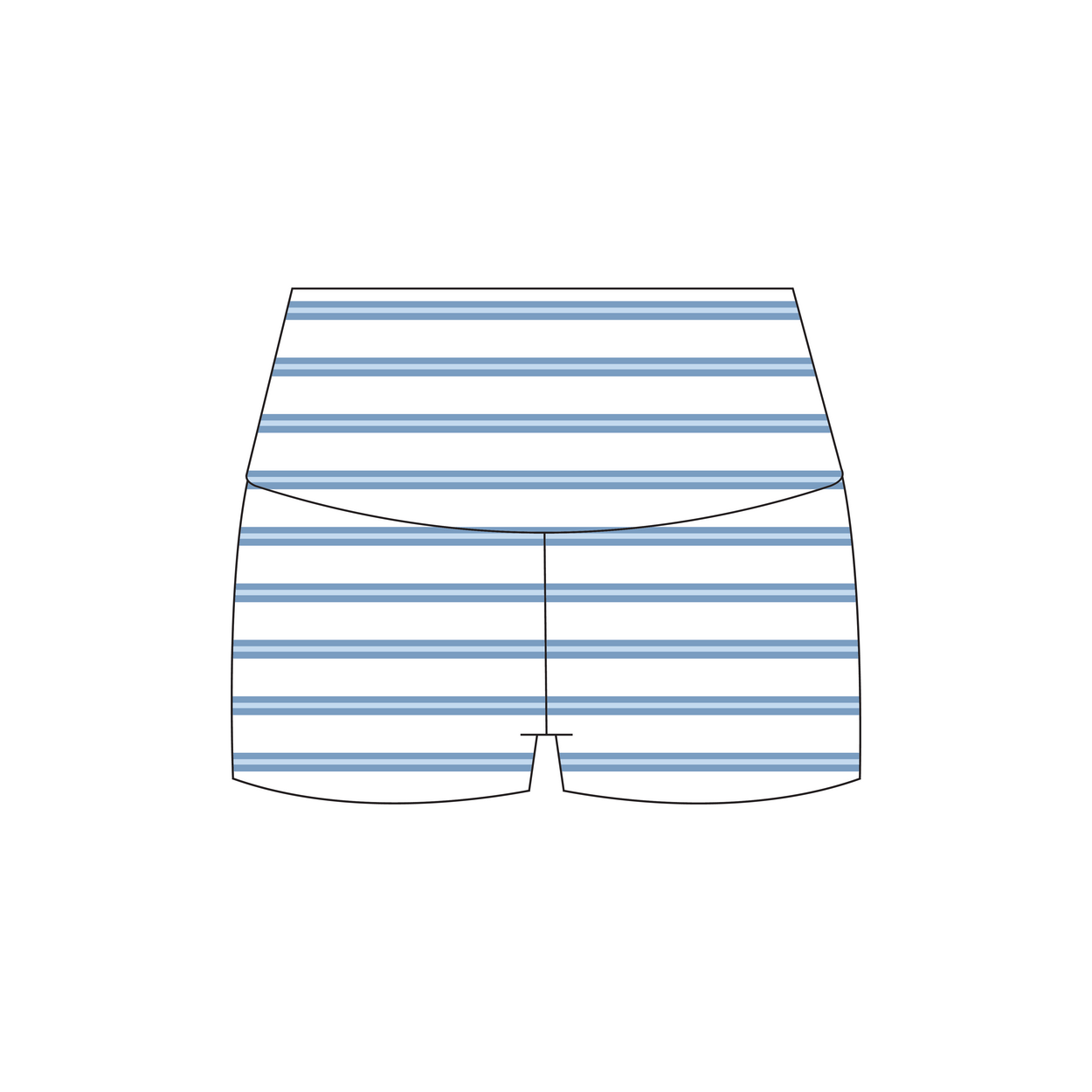 University of Michigan Ann Arbor x Kappa Delta 'General Merch Drop' Haven Foldover Shorts