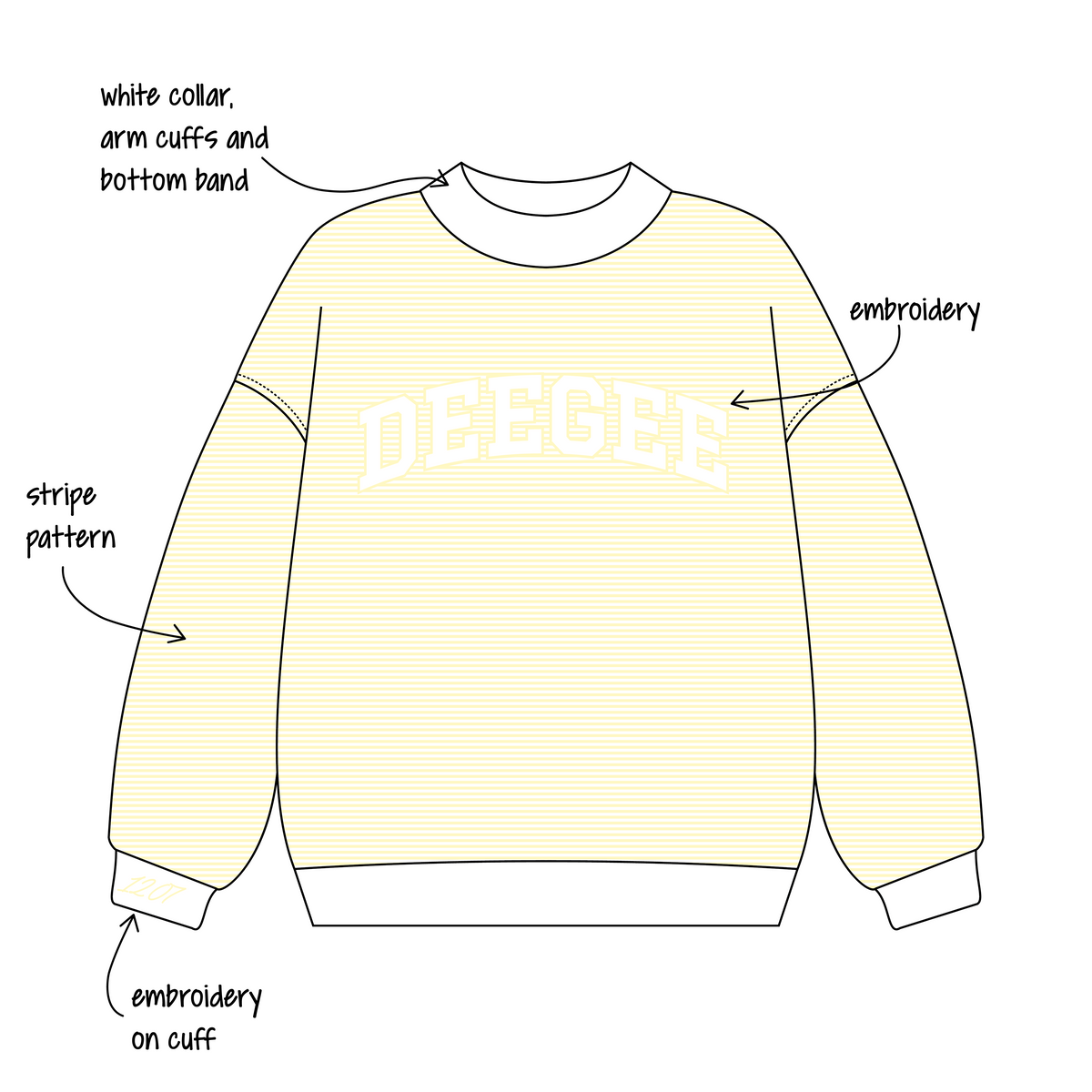 University of Illinois at Urbana-Champaign x Delta Gamma 'Work Week' Signature Mockneck