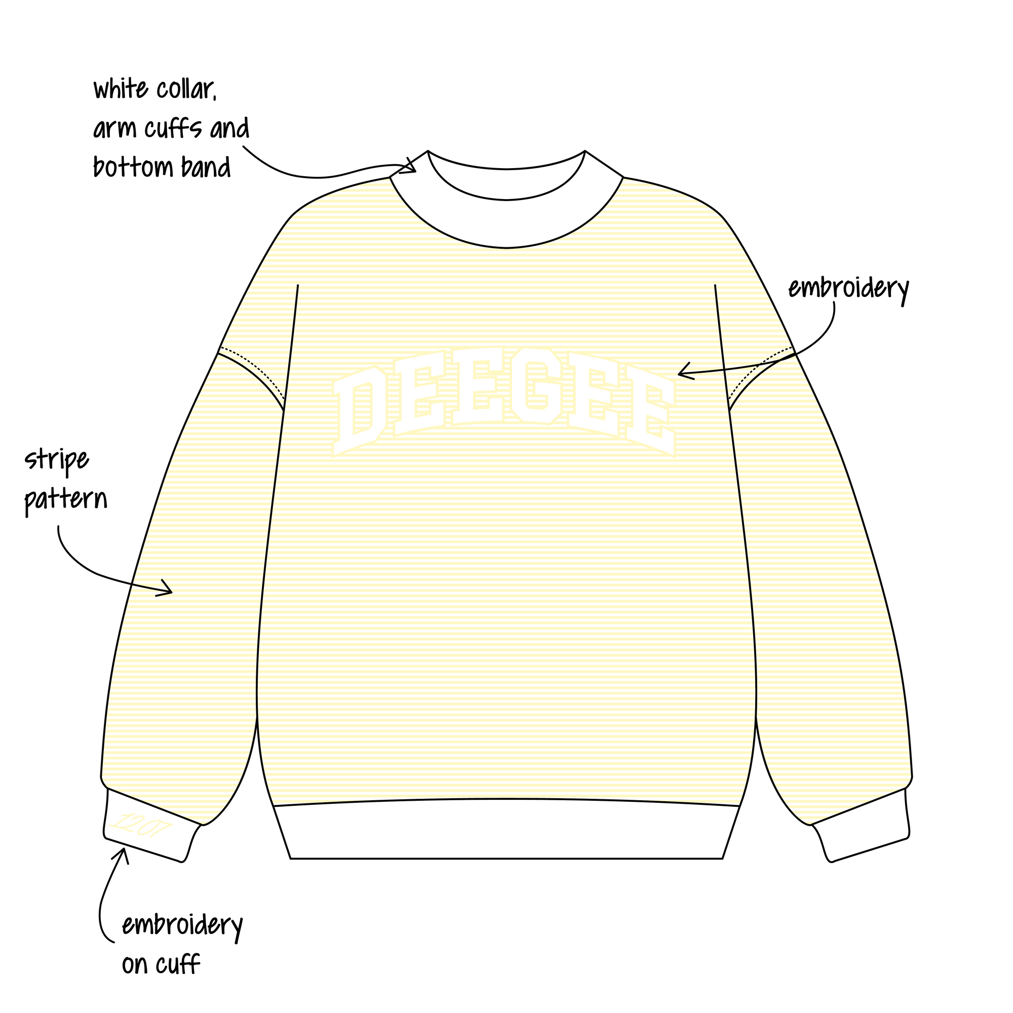University of Illinois at Urbana-Champaign x Delta Gamma 'Work Week' Signature Mockneck