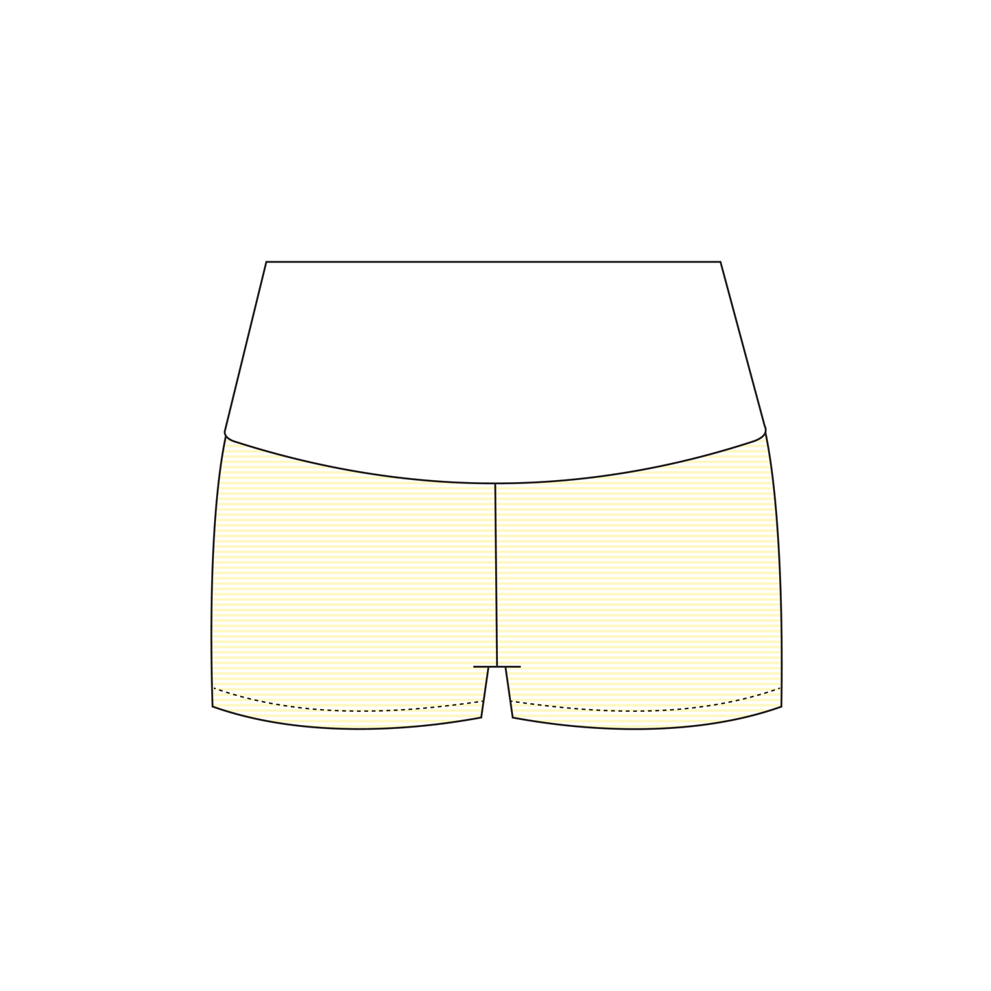University of Illinois at Urbana-Champaign x Delta Gamma 'Work Week' Haven Foldover Shorts