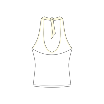 University of Illinois at Urbana-Champaign x Delta Gamma 'Work Week' Leona Halter Top