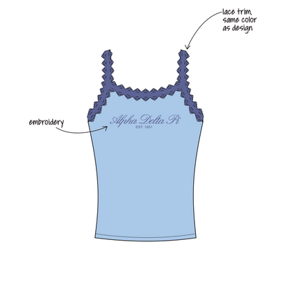 University of California, Berkeley x Alpha Delta Pi 'FDOC (first day of class)' Evie Tank Top
