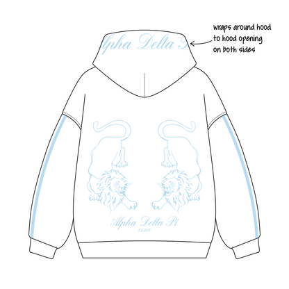Southern Methodist University x Alpha Delta Pi 'bid day 2026' Signature Hoodie