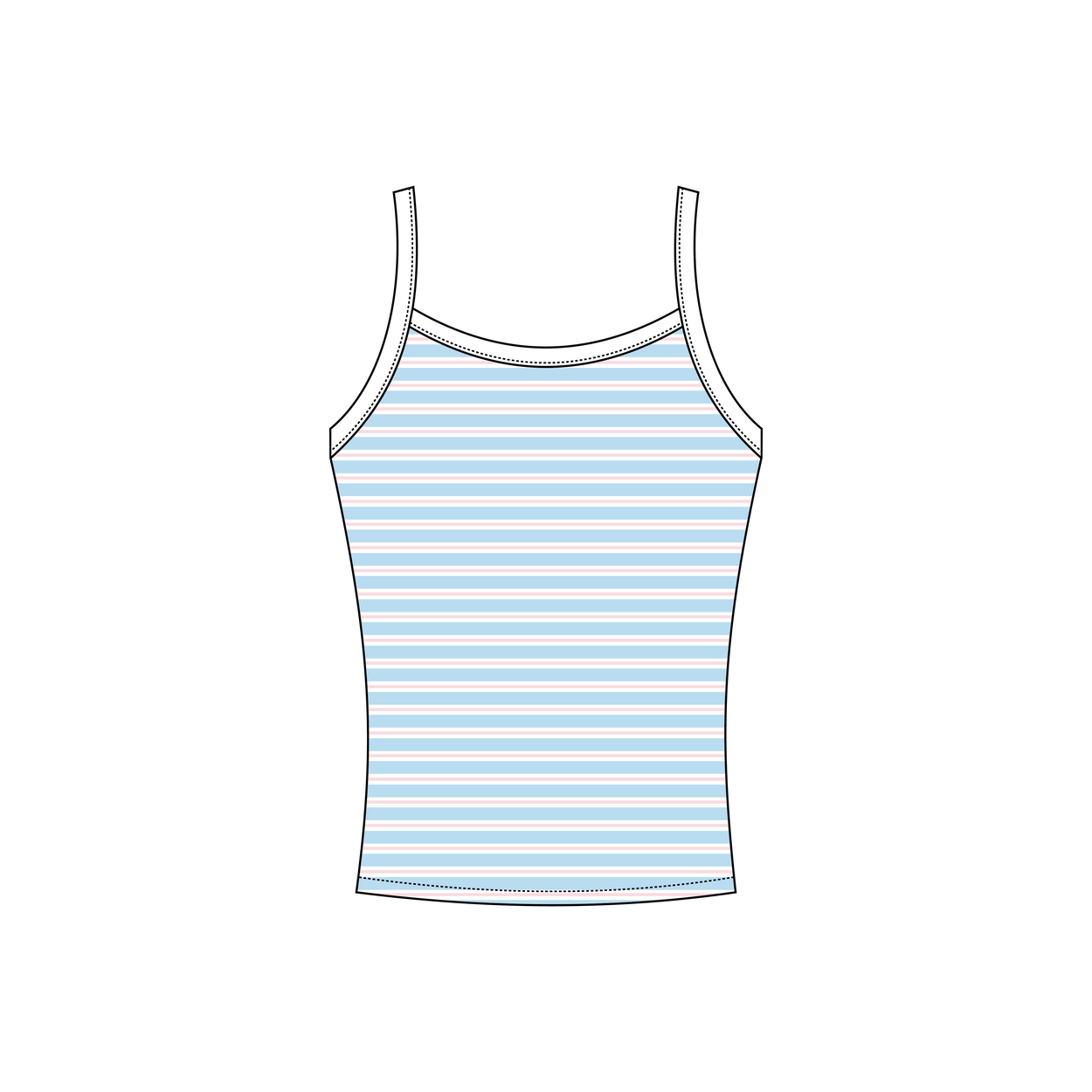 Lafayette College x Delta Gamma 'work week' Evie Tank Top